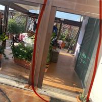 tenda elettrica con telecomando e binari