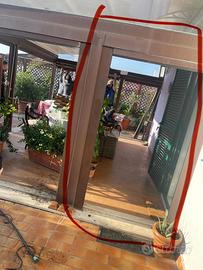 tenda elettrica con telecomando e binari