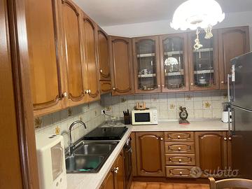 Cucina in legno di rovere