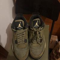 Jordan 4 verde oliva taglia 44 uomo