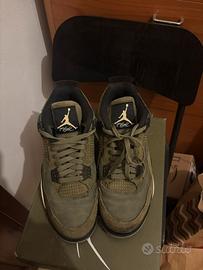 Jordan 4 verde oliva taglia 44 uomo
