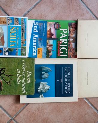 N.7 libri arte e geografia