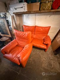 Divano poltrona Ivo magistretti per cassina