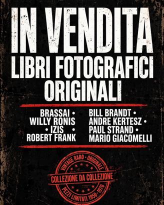 Libri vintage di fotografia usati