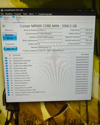 Hard disk nvme m2 2tb corsair asus rog ally steam