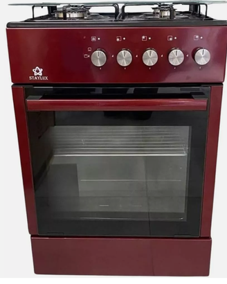 CUCINA A GAS CON FORNO A GAS 4 FUOCHI BORDEAUX
