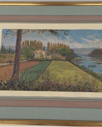 Emilio Papini (1870-1950) Gouache