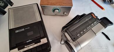 Lotto videocamera CANON, Radio AM/FM, RegisPANASON