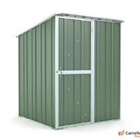 Casetta giardino in Acciaio 1.55x175cm verde