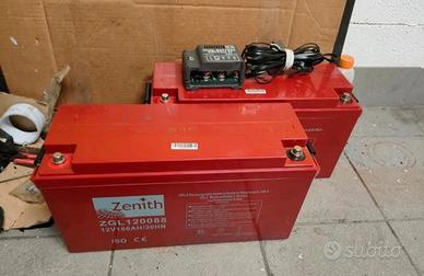 Batterie 12v camper zenith 160ah + paralletore NCA