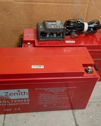 Batterie 12v camper zenith 160ah + paralletore NCA