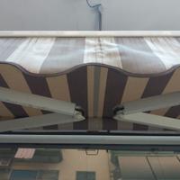 TENDA COMPLETA BEIGE E MARRONE