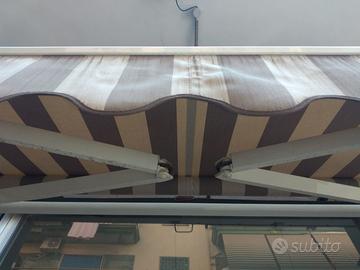 TENDA COMPLETA BEIGE E MARRONE