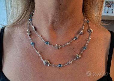Collana all'uncinetto estiva
