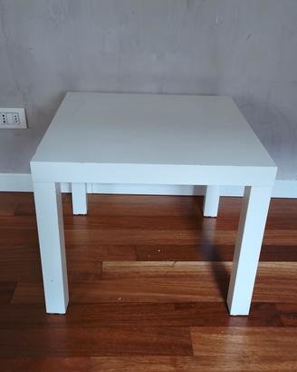 Tavolino basso da salotto colore bianco