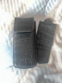 Portaorologio rigido in pelle