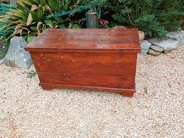 baule cassa cassone cassapanca legno