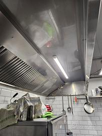 Cappa aspirante professionale acciaio inox