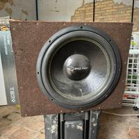 Subwoofer 500w più amplificatore per auto