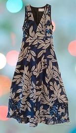 Abito estivo da donna in seta multicolor - Intrend