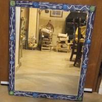 Specchio mare con cornice