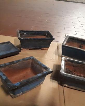 Vaso 6 vasi di cui 5 per Bonsai