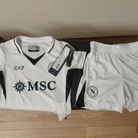 Maglietta e pantaloni calcio bambino 4 anni Napoli