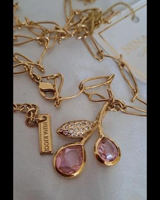 Collier  placato oro  modello cilieginaNina Rucci