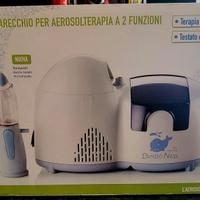 Apparecchio per aerosolterapia a 2 funzioni