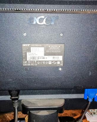 Monitor Acer  LCD Mod Al 1916 W