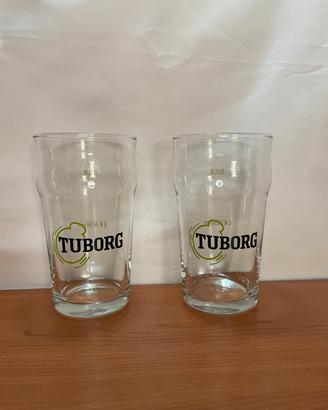 Set 2 Bicchieri Birra Tuborg 0,4L - Nonic Pint