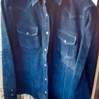 Giacca/camicia donna tg. M vera pelle BILL BLASS