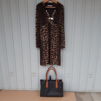 Abito leopardato made in Italy + borsa