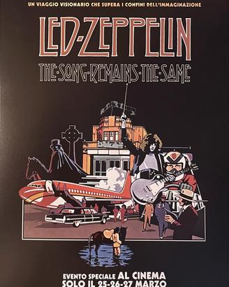 Locandina Led Zeppelin - The Song Remains The Same