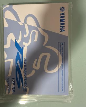 Manuale Uso e Manutenzione Yamaha R6 YZF-R6