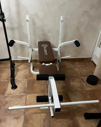 Panca regolabile KLARFIT con schienale inclinabile