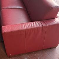 Divano letto in pelle Natuzzi