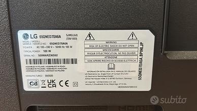 televisore Lg 65 