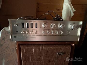Jcv amplificatoe + 2 casse jvc vintage