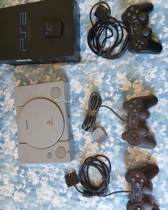 Lotto Playstation + controller (Play 1- 2 ) 
