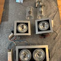 Set lampade incasso ed appese