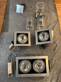 Set lampade incasso ed appese
