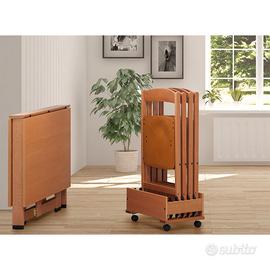 SET SEDIE PIEGHEVOLI FOPPAPEDRETTI LUNA