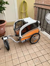 Carrello da bici/trasportino per cane