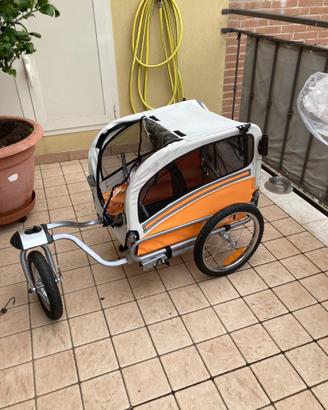 Carrello da bici/trasportino per cane