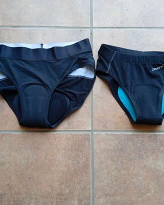 mutanda da bici con fondello femminile tg XS