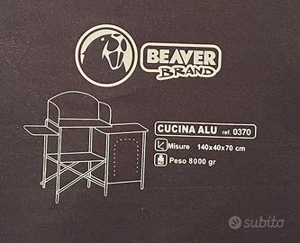 Mobiletto cucina Beaver da campeggio