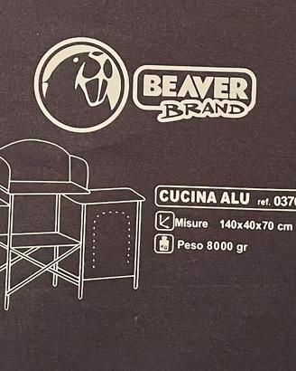 Mobiletto cucina Beaver da campeggio
