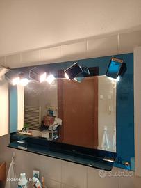Specchiera in vetro da bagno
