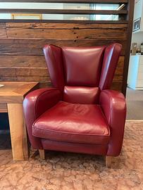 Poltrona in pelle in perfette condizioni